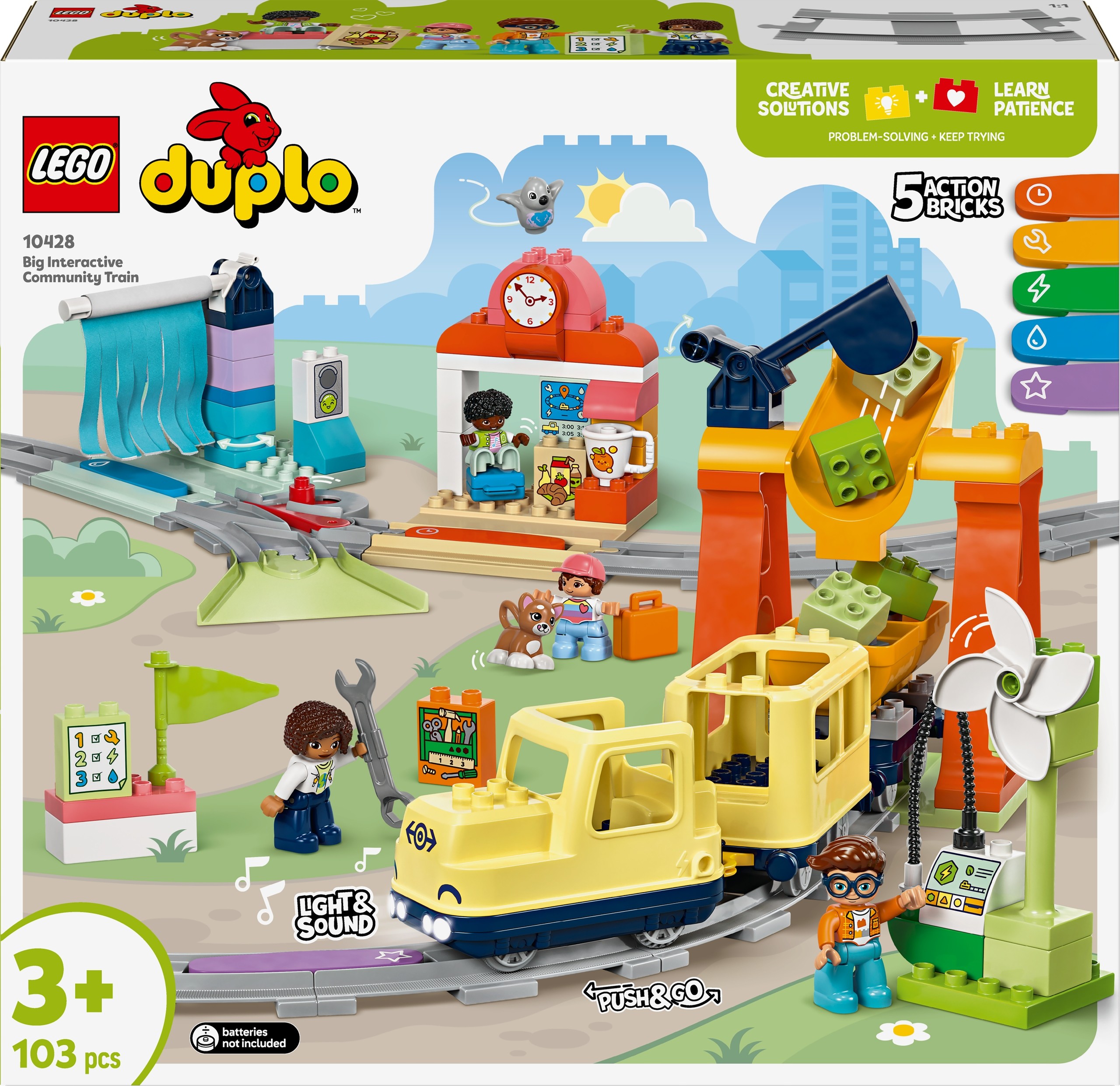 LEGO Duplo Town 10428 Veľký interaktívny mestský vlak